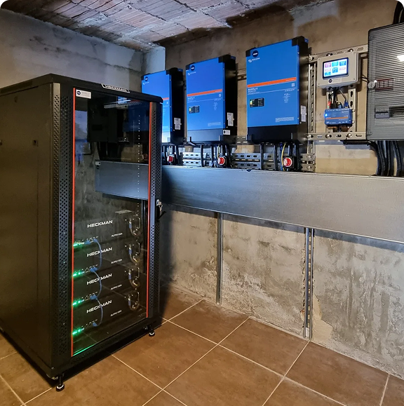 zdjęcie przedstawiające magazyn energii victron energy heckman
